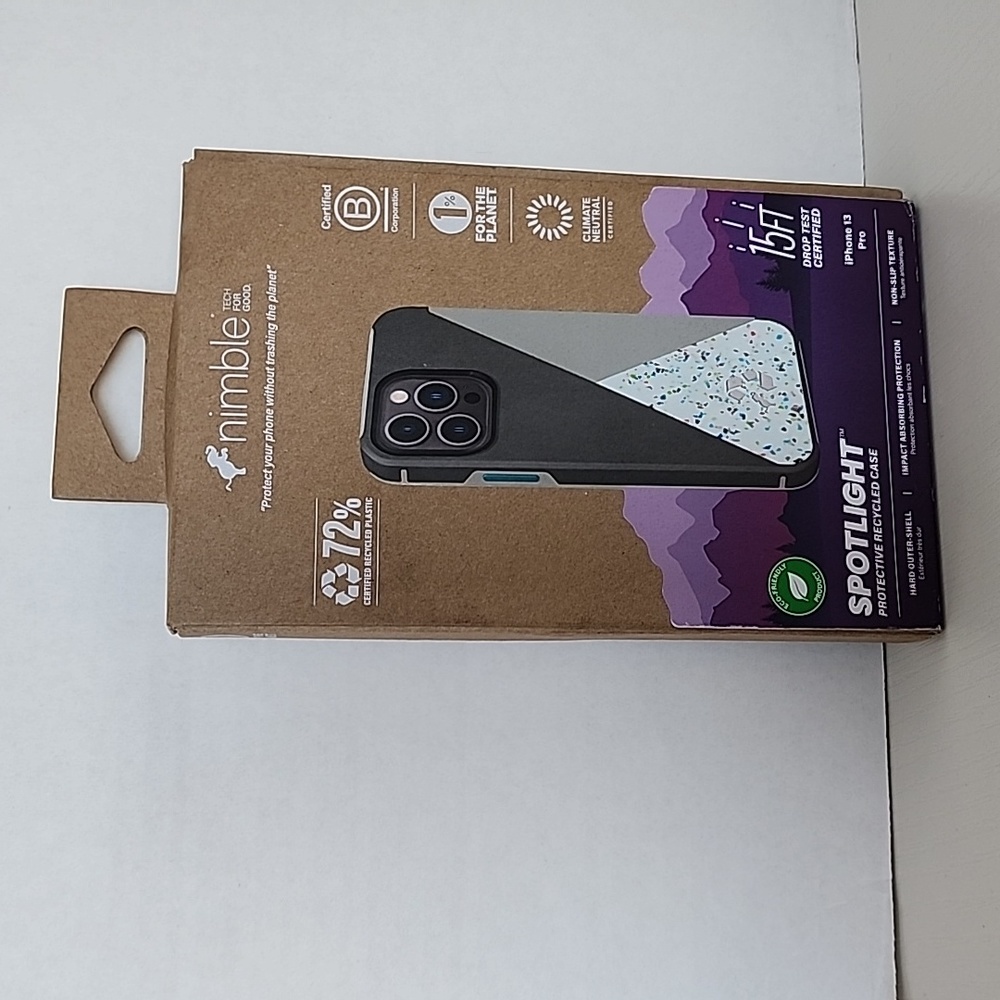 New iPhone 13  ProNimble Spotlight Series Case for  Gray / Charcoal